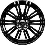 2DRV BY WHEELWORLD - WH18 SCHWARZ GLÄNZEND LACKIERT 9X20 LK:5/112 ET:20 ML:66,6